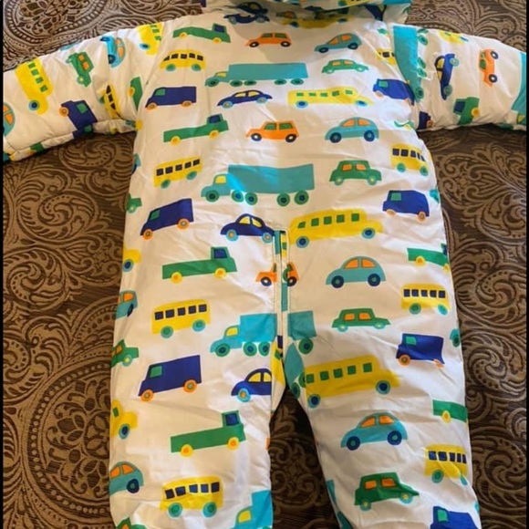 NWT 9 Month Marimekko Hooded Footie Baby Boy Cold Weather Jacket Winter Ski - Picture 3 of 3